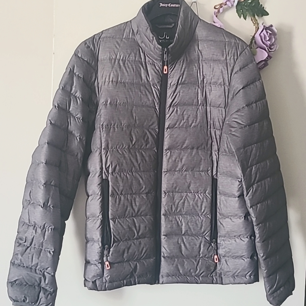 Gray Down Jacket Men size S